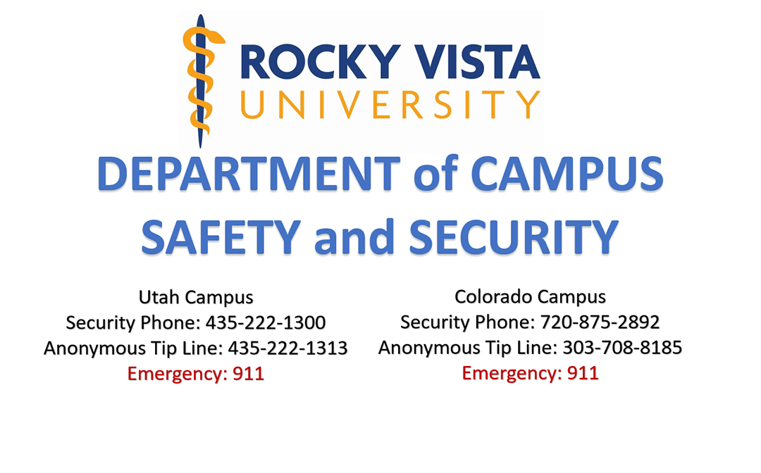 Campus Safety & Security Orientation