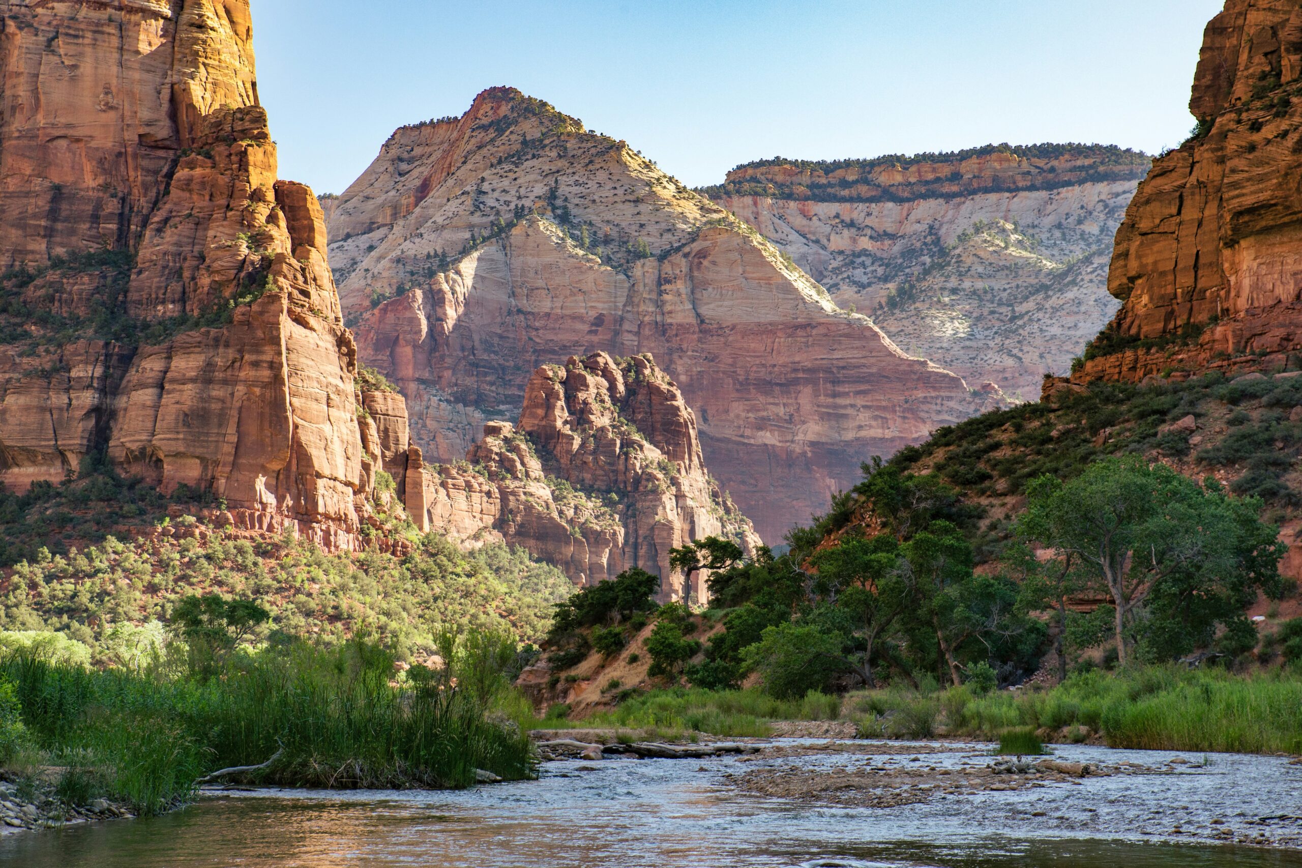 River through Zion National Park